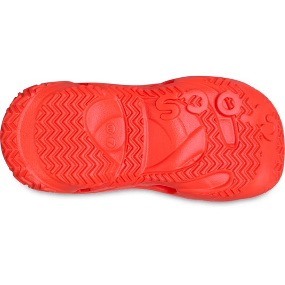 CROCS CAGED CLOG Red platform Clogs in size 7 - Picture 14 of 16